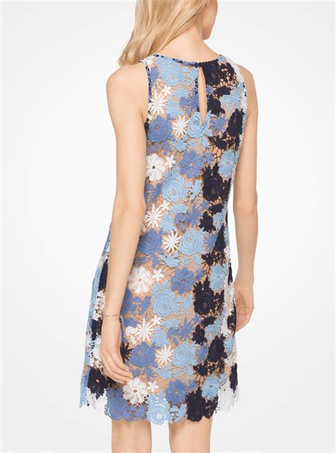 michael kors lace floral|michael kors shift dress.